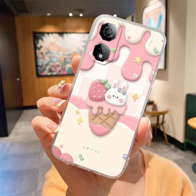 Transparent TPU Silicone Phone Case - Clear and Stylish Soft Protector