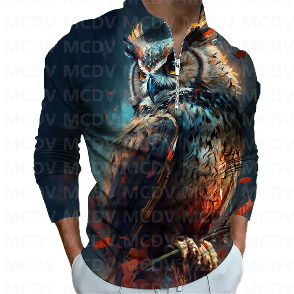 Рисунок 5 - Мужская рубашка-поло с длинным рукавом