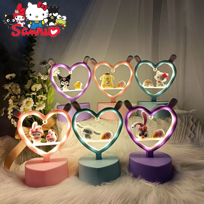 Rabbit Ears Sanrio Melody Kuromi Hello Kitty Cinnamoroll Pochacco Night