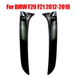 BMW 1 Series Rear Window Side Splitter Trunk Spoiler Canards | ABS Finish | 2012 - 2019 (Gloss Black)