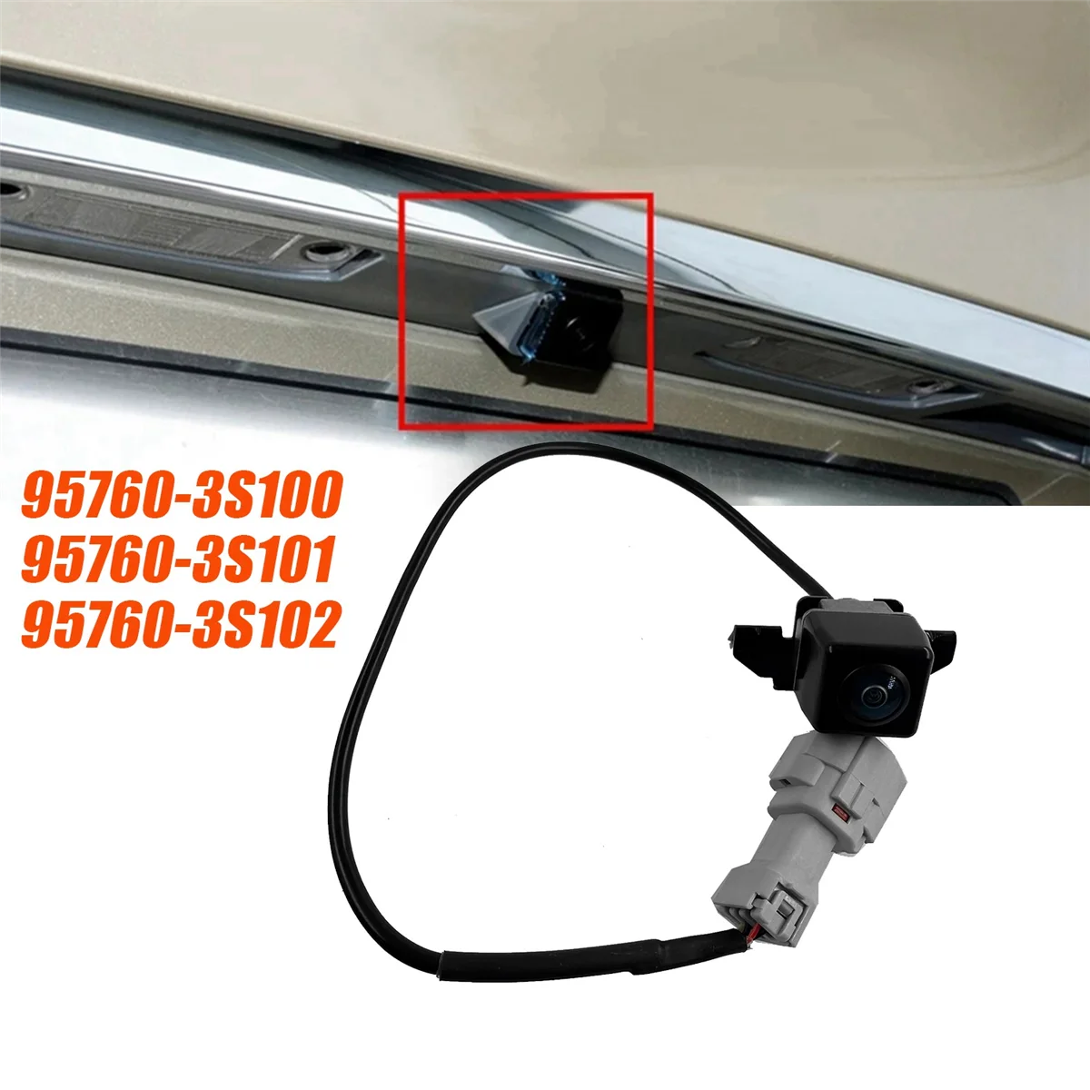 95760-3S100 Car Rear View Camera Reverse 95760-3S101 3S102 for Hyundai I45 Sonata YF 2011-2014 Back-Up Parking Camera
