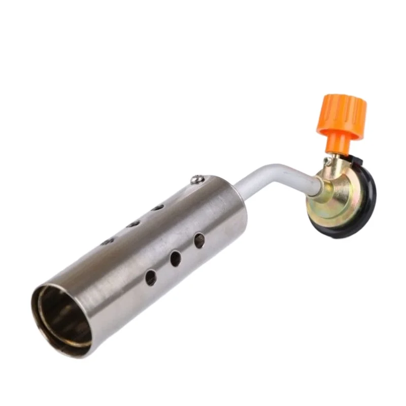 Butane torch outdoor camping BBQ flame gun welding brazing gas torch lighter adjustable flame