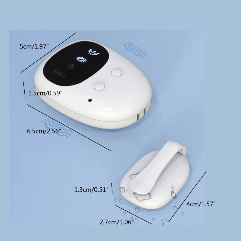 Wireless Urine Wet Alarm Pee Alarm with Receiver Clip-on Transmitter Bedwetting Reminder Device for Kids Potty Training P31B