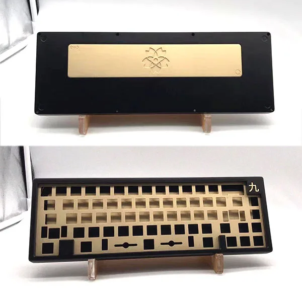 

Gaojie пользовательские горячие продажи Kyuu CNC механическая клавиатура чехол поликарбонатная клавиатура алюминиевая клавиатура