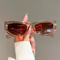 Lunettes de soleil œil de chat vintage pour femmes, nuances noires, lunettes de soleil dégradées, lunettes de soleil de créateur de marque de luxe, nouvelle mode, chimchic 4