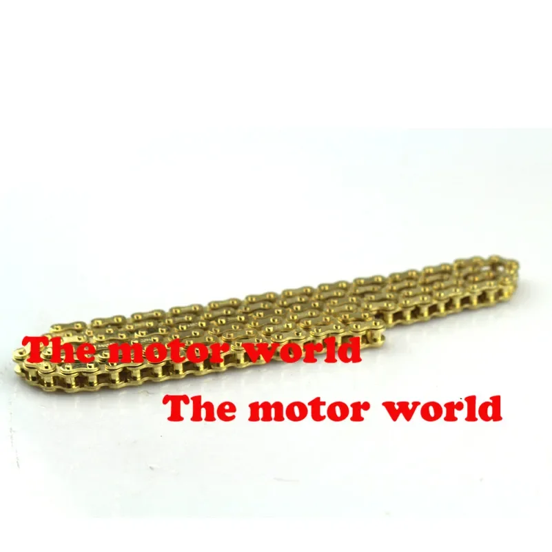 GOLD T8F 108 links Chain 25H 136 Links with Master Link Spare For 47cc 49cc Mini Dirt Pocket Bikes Minimoto Motorcycle ATV QUA