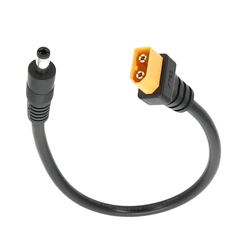 TS100용 XT60/T 플러그 총알 커넥터 DC5525 5.5x2.5mm 전원 케이블 어댑터