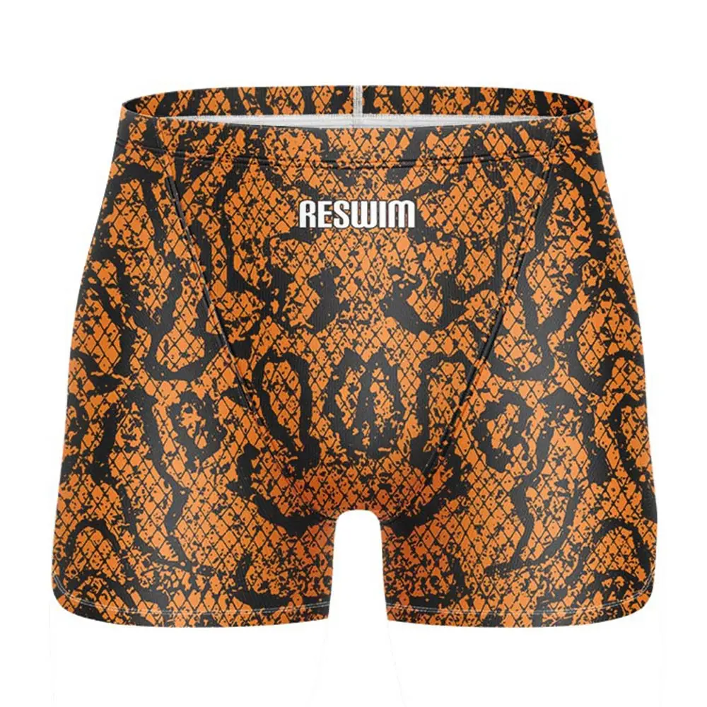 Summer Men's Swimming Trunks Swim Jammer Swimsuit Short Beach Tights Shorts Surfing Pants Chlorine Resistant Gym Jammers Pants