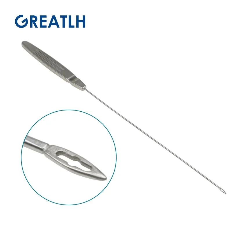 Puncture Needles Puncture Traction Suspension Needle Medical Tools Surgical Instrument Stainless Steel 1pcs veterinary surgical instruments