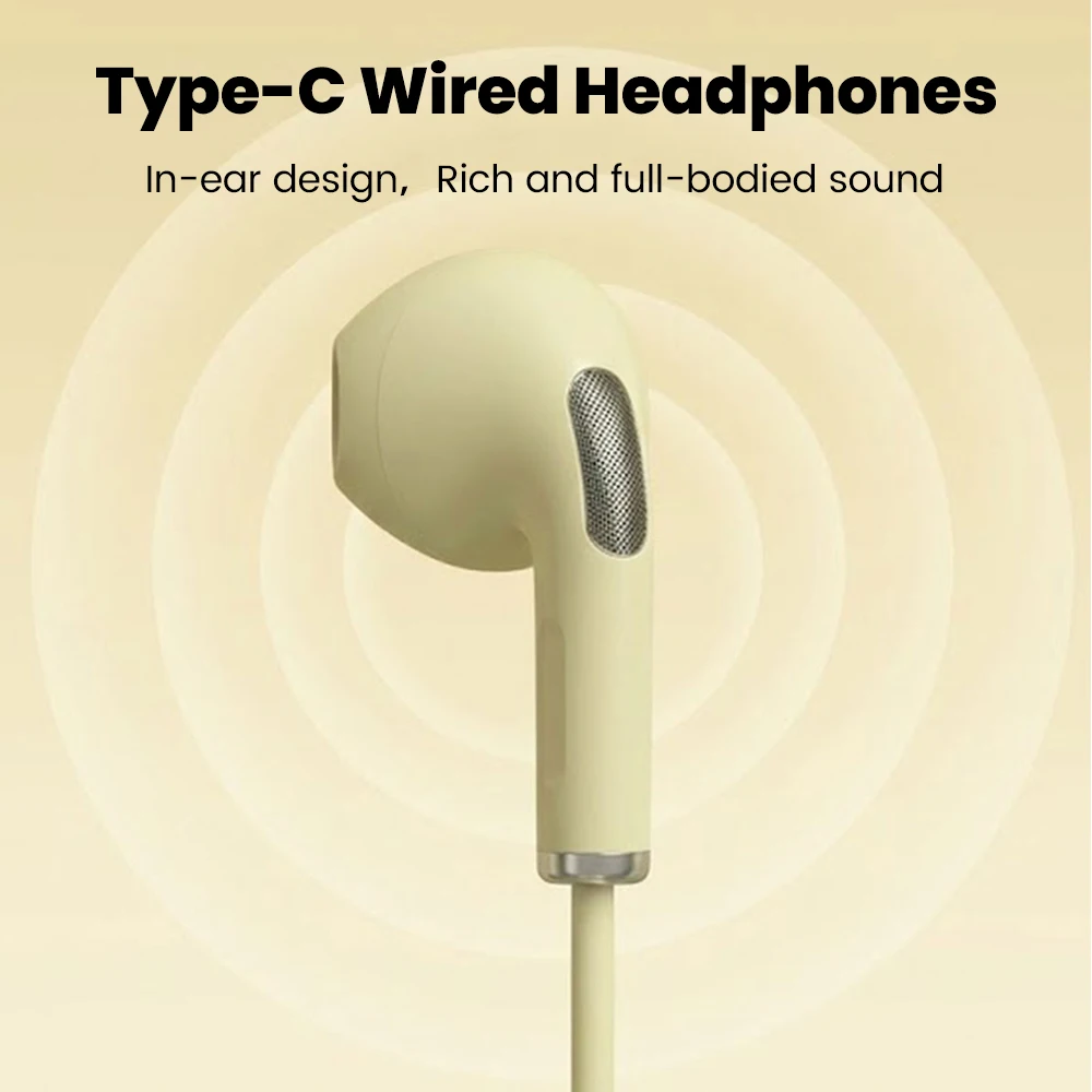 High-Quality Wired Headphones with Built-In Microphone and Versatile Connectivity