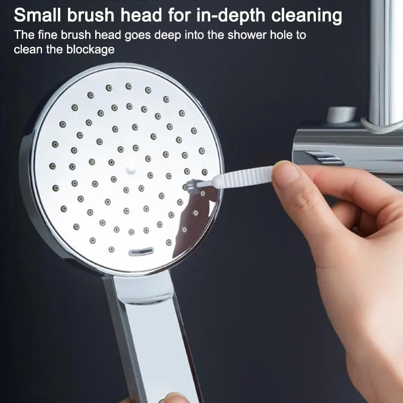 Shower Head Cleaning Brush, Shower Head Cleaning Tools Showrhead Picks  Shower Head Cleaning Brush Anti Clogging Cleaning Brush for Small Holes  Gaps