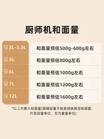 Chef machine new multifunctional and pasta machine home small kneading automatic milk beating egg mixer 2