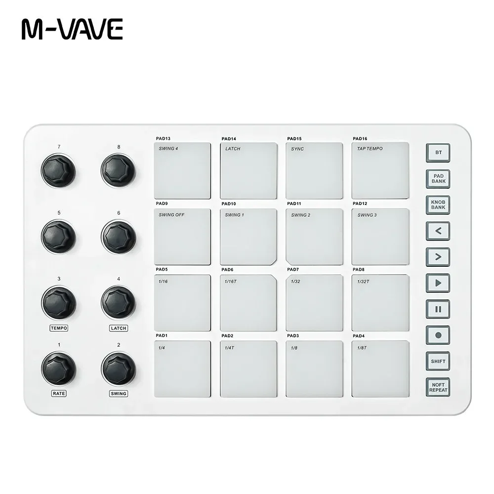 M-VAVE SMC-PADポータブル起動パッド,USB-Cインターフェース