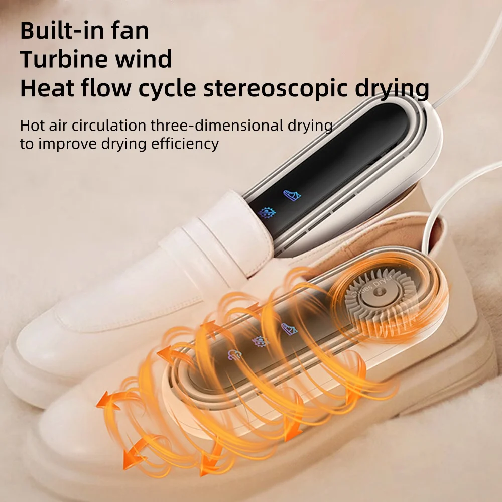 Intelligent Timer Shoe Dryer Telescopic Adjustable Dryer Quick Drying Deodorizing Sterilizing Shoe Dryer USB Shoe Warmer Heater 2
