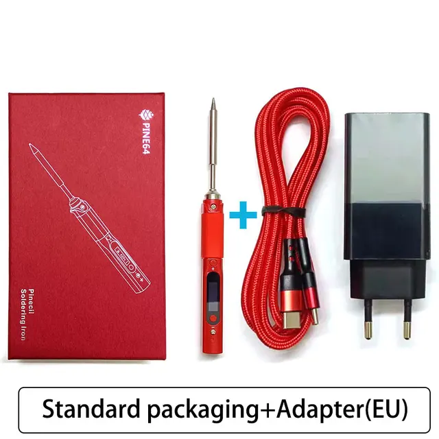 Red and EU adapter