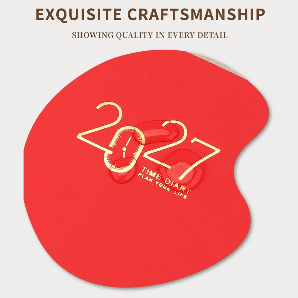 다목적 A5 2027 플래너 (월간 및 주간 계획 페이지 포함) 효율성 강화 다이어리 영어 저널 학교 사무용