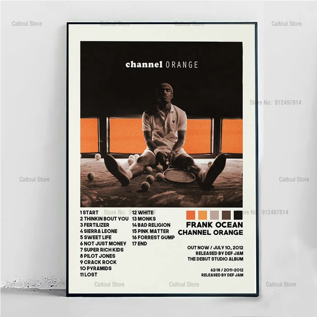 Frank Ocean - Channel Orange - A3 Poster - Vinyl Addicts