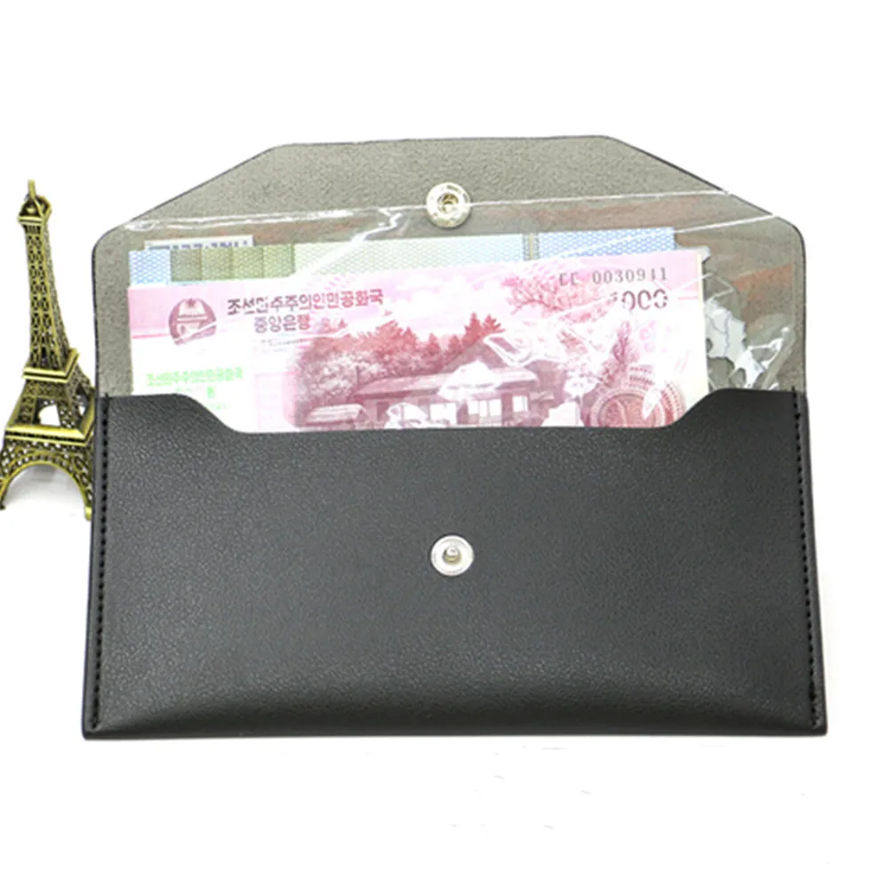 Long Coin Purses For Men Women s Cash Change Cards Organizer Simple Fashion Macaron Color PU