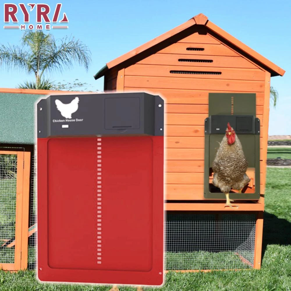 Automatic Chicken Coop Door Light Sensor Chicken House Door Farm