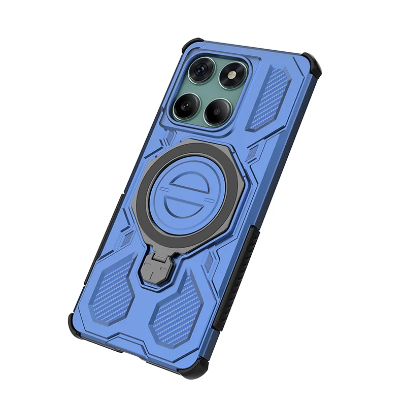 Airbag Anti-Drop Protective Case with Rotatable Magnetic Ring Holder