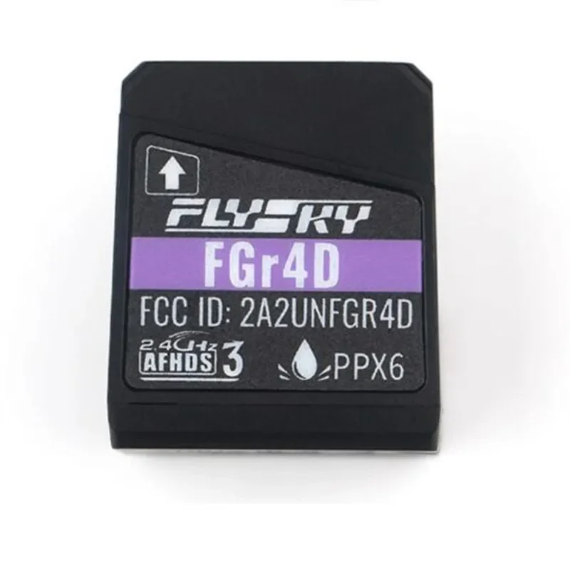 FlySky FGR4D 4-channel Bidirectional Receiver for RC Car Remote Control 4CH 2.4G Mini Receiver 3.5-8.4V Built-in Single 2