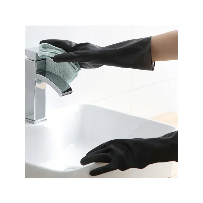 Black Gloves 1 Pair for dishwashing gloves,cleaning gloves
