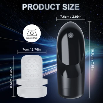 Automatic Male Masturbation Cup Sex Toys for Men Sucking Vibration Penis Pocket Pussy Adult supplies Vacuum Pocket Cup for Men