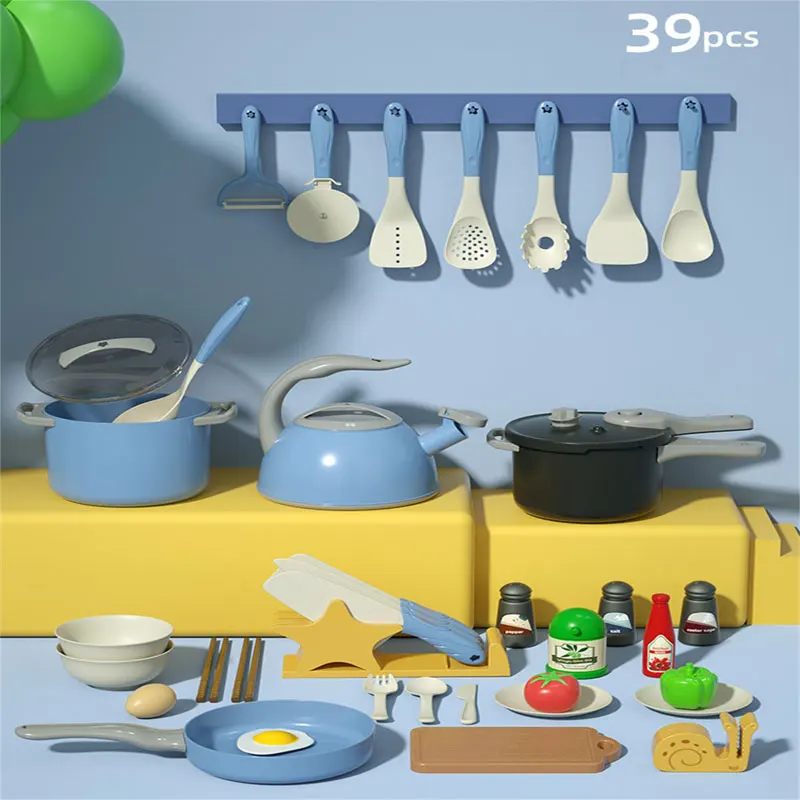 Jouets de cuisine pour enfants, Simulation d'ustensiles de cuisine,  ustensiles de cuisine, casserole - AliExpress