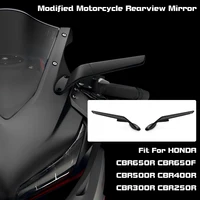 CBR 650R Motorcycle Adjustable Rearview Mirrors Stealth Mirrors Winglets For HONDA CBR650R CBR650F CBR 500R 250R 300R 400R 1
