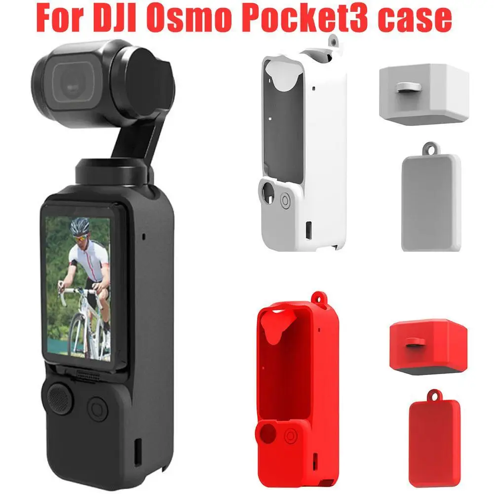Custodia Protettiva Morbida Per Dji Osmo Pocket 3 Custodia Protettiva In Silicone Scatola Per Fotocamera Cardanica Portatile Per Accessori Dji Osmo Po