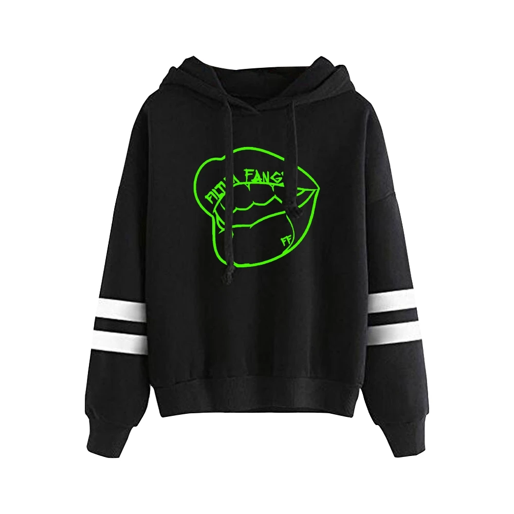

Bella Thorne Filthy Fangs Hoodie Pocketless Parallel Bars Sleeve Streetwear Men Women Hooded Sweatshirt 2023 Fashion Clothes