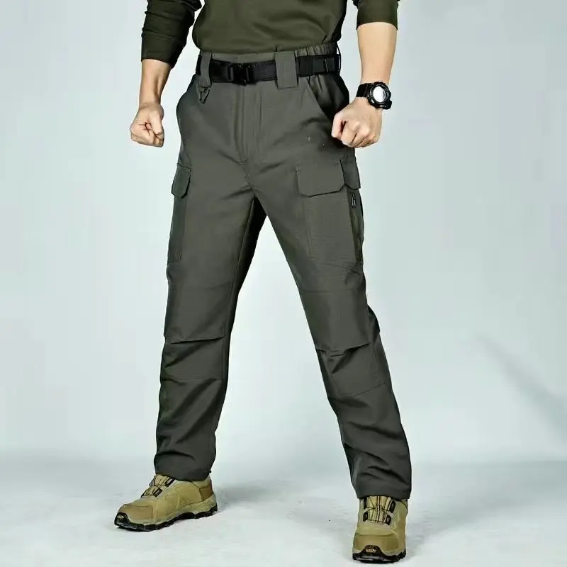 Summer Outdoor Sex Open Crotch Erotic Loose Tactical Pants Men's Casual Track Cargo Thin Climbing Training Trousers Sweatpants