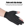 Summer Men's Fishing Gloves Anti-UV Cycling Women Two Finger Cut Male Touch Screen Angling Anti-Slip Breathable Fitness Gloves 6