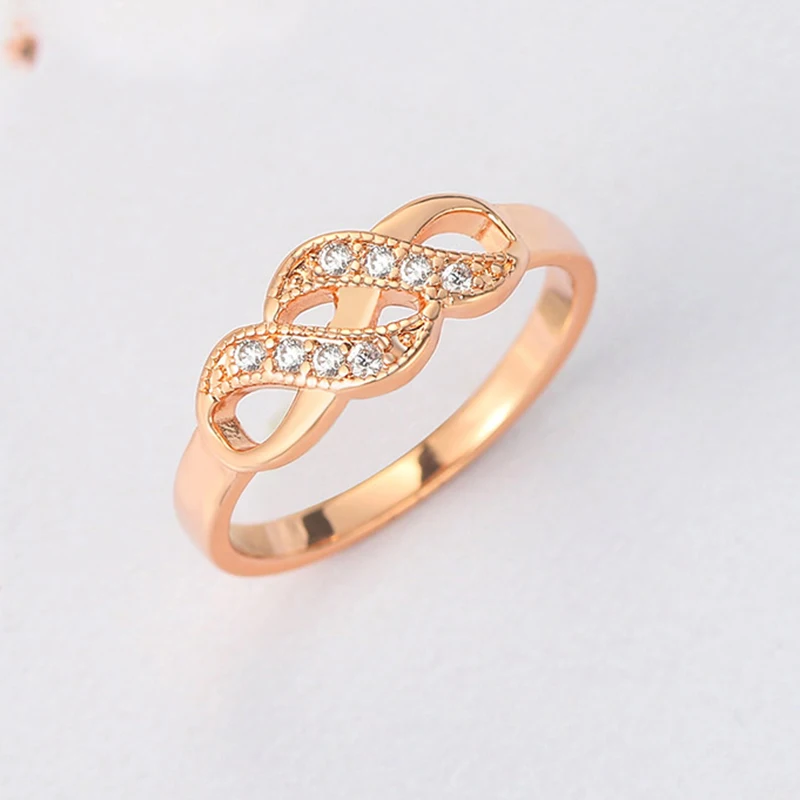 Ring For Women Simple Style Wave Shape Austrian Crystals Rose Gold Color Silver Color Fashion Jewelry ZYR334 ZYR226 gold color rings,gold color ring,finger ring,silver ring