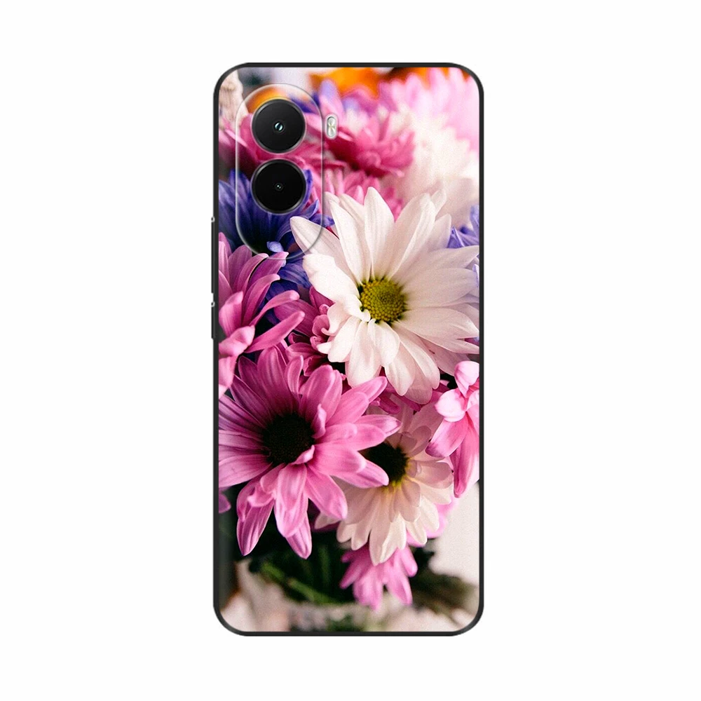 Ultra-Thin Floral Skull Painted Silicone Phone Case
