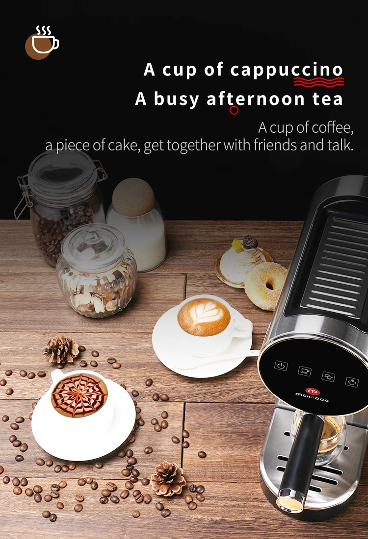 Description Picture 6 of itemMcilpoog WS801 19Bar Semi Automatic Espresso  & Steam Wand,Espresso Machine  for Cappuccino or Latte.
