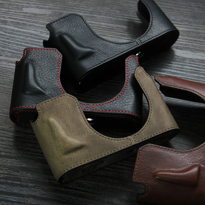 Per Leica Q Q-P Typ116 Custodia Protettiva Per Il Corpo Base Per Fotocamera Da Lavoro Manuale Custodia Per Custodia In Vera Pelle Di Vacchetta