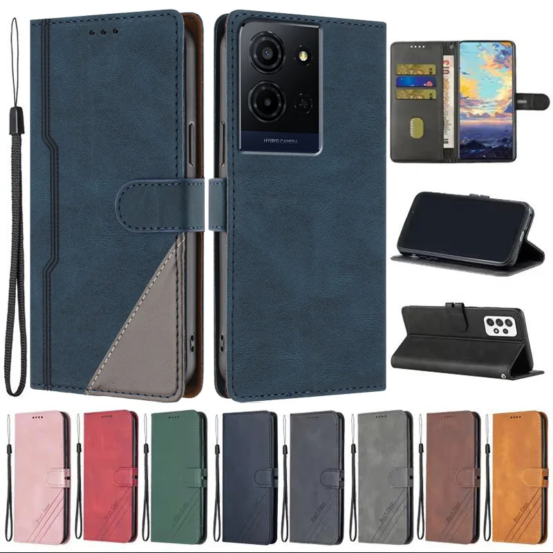 Luxury Leather Flip Wallet Phone Case - Magnetic Book Cover