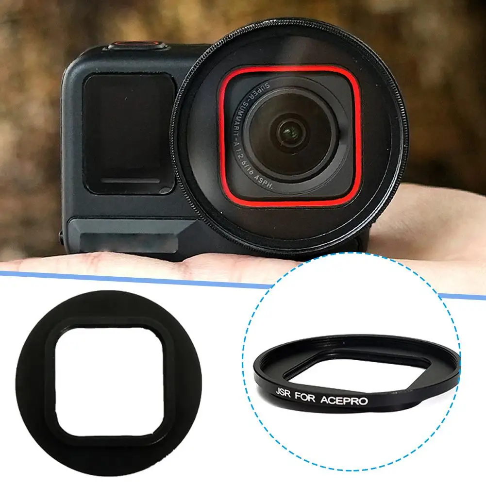 Insta360 Ace Pro 어댑터 필터, 52mm 필터 호환, 다중 슬라이스, 겹쳐 쌓인 필터 어댑터 프레임