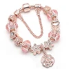 BAOPON-Bracelets à breloques coeur d'amour pour femme, perles Marano bricolage, bracelet fin, bijoux de mariage pour femme, amoureux, 2024