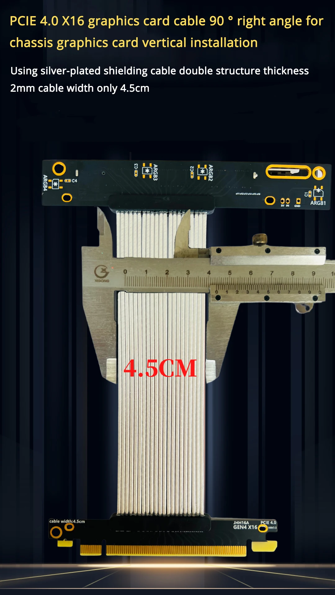 de extensão Riser, 15-50cm, PCI-E 4.0, RTX 4090