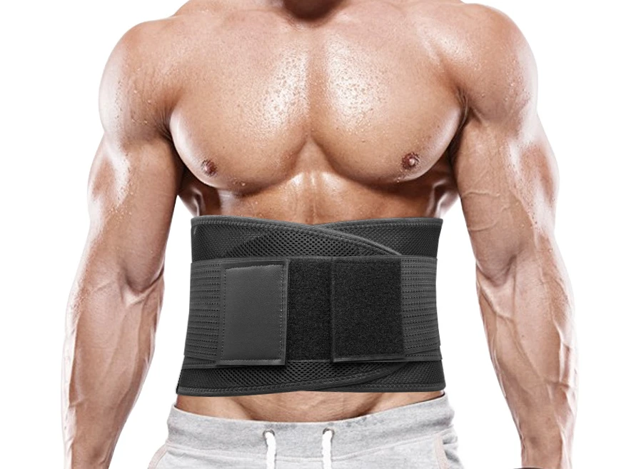 

New Summer Breathable Sports Waist Protection Fitness Compression Deep Squat Protection Belt Support Protector Gym Belt