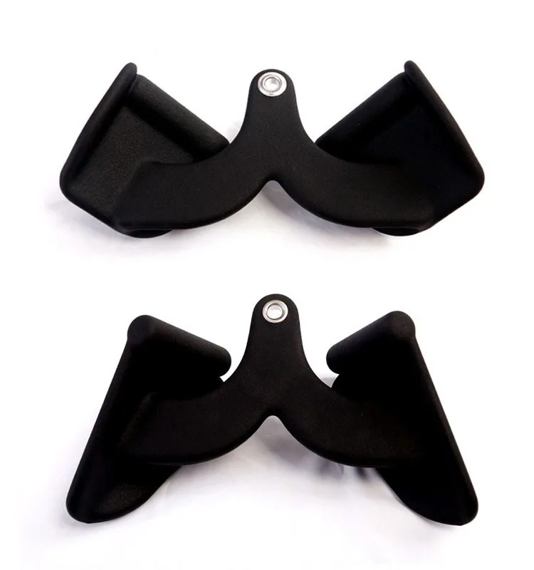 Home Gym Fitness Rowing T-bar V-bar Pulley Cable Machine Attachments Bicep Curl Tricep Lat pulldown Bar Back Training Grips