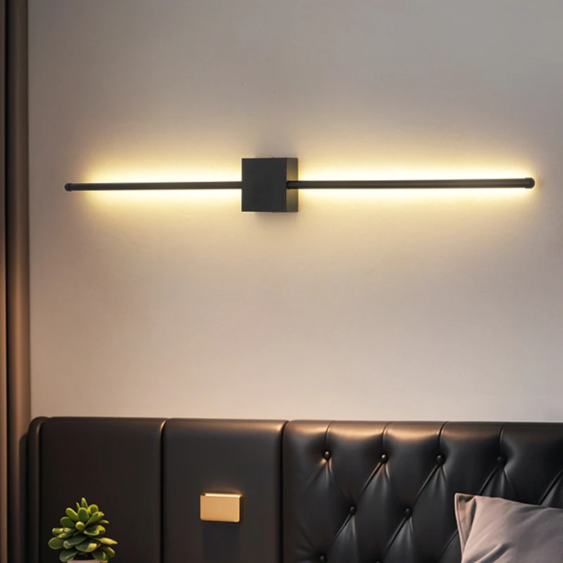 Wall Mounted Lighting Modern Minimalist Wall Lamp l-Shaped Aluminum Frame Living Room Bedroom Hallway Home Decor