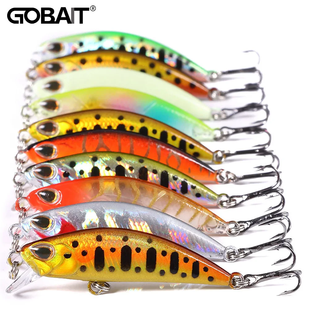 10PCS Minnow Fishing Lures Set - Crankbaits & Jerkbaits For Bass, Trout, Walleye