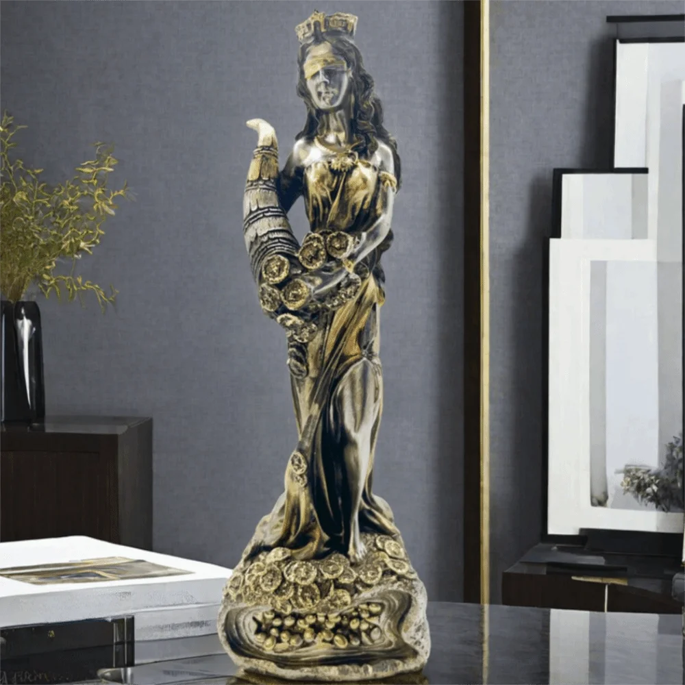 Statuette de justice en décoration