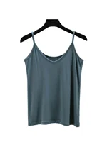 Slimming Effect Modal Svel V-Ne Tank Top Thin Inner Wear for Women Large Size Underwear Comfortable Breathable Base S... - Image 5