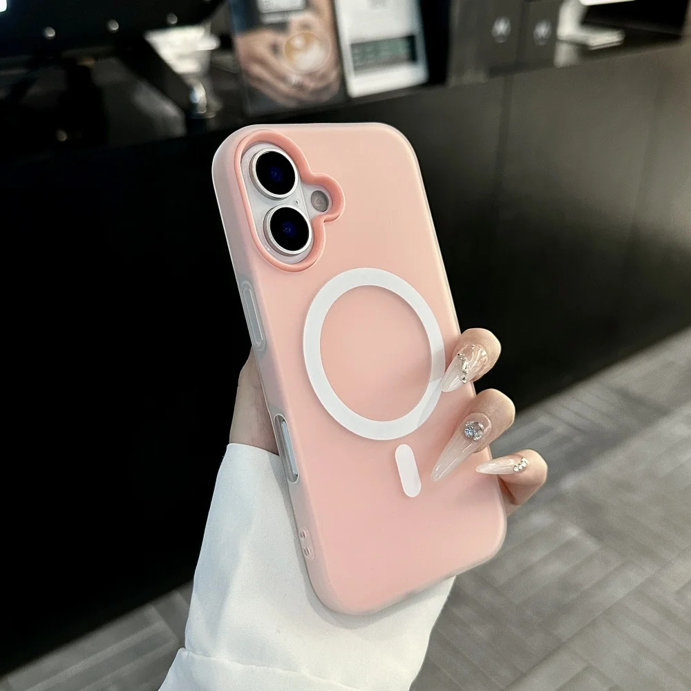 Luxury Candy Magnetic Clear 2-in-1 Phone Case Cover