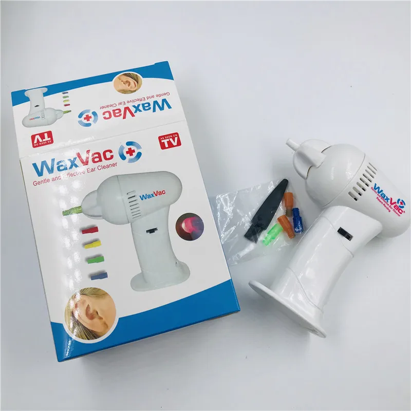 Customizable Portable Electric Ear Vacuum Cleaner Ear Wax Vac Removal Safety Body Health Care Soft Safety Head Ear Care Tool 3