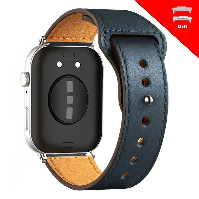 Premium Leather Smartwatch Band - Elegant Replacement Wristband Strap Accessories